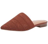 The Drop Women's Troy Pointed Toe Mule Slide, Mocha, 5.5 UK