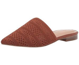 The Drop Women's Troy Pointed Toe Mule Slide, Mocha, 5.5 UK