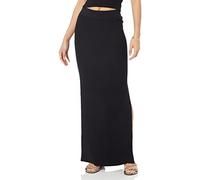 The Drop Women's Tyler Ribbed Sweater Skirt, Black, S