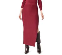 The Drop Women's Tyler Ribbed Sweater Skirt, Tibetan Red, 2X, Plus Size