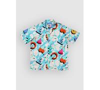 The Dudes Squiggle Pattern Light Hawaiian Shirt multicolor XXL