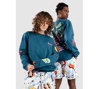 The Dudes Swizzlehead Classic Sweater deep peacock XL