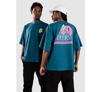 The Dudes Unathletic Club Back Classic Oversize He T-S deep peacock XL