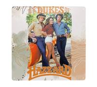 The Dukes Funny of Movie Hazzard Metal Sign Decor Wall Art Indoor Decorative Plaque Poster Tin Painting Cool Door Sign for Bedroom Retro Metal Hanging Picture for Cafes/Bar/Garage (12x12Inch)