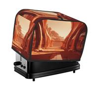 The Dune Building toaster cover is suitable for 2 small toaster covers with wide slots and comes with a storage pocket to meet diverse baking needs.
