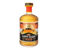 The Duppy Share Spiced - Caribbean Rum Based Spirit Drink 70cl (ABV 35%) | An Award-Winning Blend of 2-Year Aged Caribbean Rums | Uniquely Complex Golden Rum | Perfect for your Favourite Rum Cocktail