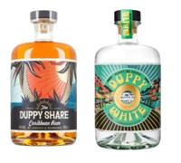 The Duppy Share The Jamaican Rum & White Rum 70cl (Pack of 2)