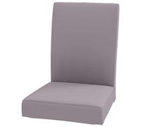 The Durable Henriksdal Chair Cover Width: 20.8” Replacement is Custom Made for IKEA Dining Chair Cover Or Slipcover (Polyester Flax Light Gray)