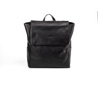 The Dust Company Leather Backpack Black Boston Collection