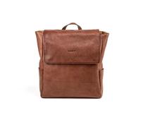 The Dust Company Leather Backpack Tobacco Boston Collection