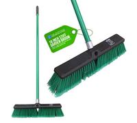 The Dustpan & Brush Store 18" Heavy Duty Outdoor Yard Broom And Metal Handle