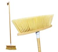 The Dustpan & Brush Store Bamboo Indoor Broom Stylish Modern Soft Sweeping Brush