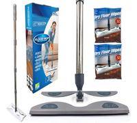 The Dustpan & Brush Store Dry Floor Sweeper Mop And 100 Refill Pack Wood, Laminate & Tile Dust Mop