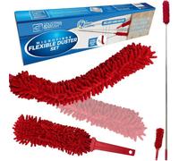 The Dustpan & Brush Store Extendable Microfiber Feather Duster With Hand Cleaning Dusters