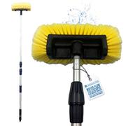 The Dustpan & Brush Store Extra Long Telescopic Water Fed Car Wash Brush 2.66M Extendable Vehicle & Window Scrubber