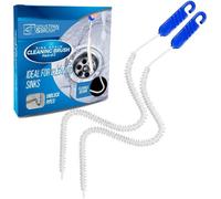 The Dustpan & Brush Store Flexible Sink And Shower Drain Cleaning Brush Unblocker - Pack Of 2