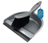The Dustpan & Brush Store Household Dustpan And Soft Bristle Brush Set With Rubber Lip