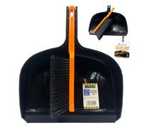 The Dustpan & Brush Store Large Trade Strong Dustpan And Brush Set Heavy Duty Large Capacity Workshop Sweeper