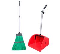The Dustpan & Brush Store Long Handled Large Garden Dustpan Scoop And Brush - Ideal For Clearing Up Leaves Etc