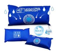 The Dustpan & Brush Store Reusable Moisture Trap Car Home Dehumidifier Bags Rechargeable Microwave Moisture Absorber Sachets Bag - Pack Of 2