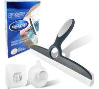 The Dustpan & Brush Store Shower Squeegee With Suction Holder And Self-Adhesive Hanging Hook