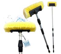 The Dustpan & Brush Store Telescopic Water Fed Car Wash Brush 1.91M Extendable Vehicle & Window Scrubber