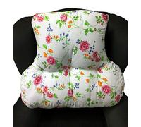 The Duvet & Pillow Company Back Posture Support Cushion with Lumbar Section - HOME OFFICE/WORK FROM HOME - Floral Prints - MADE IN UK (Summer Garden)