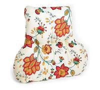 The Duvet & Pillow Company Back Posture Support Cushion with Lumbar Section - HOME OFFICE/WORK FROM HOME - Floral Prints - MADE IN UK (Jacobean)