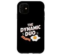 The Dynamic Duo Bacon Eggs Funny Breakfast Lover Case for iPhone 11
