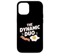 The Dynamic Duo Bacon Eggs Funny Breakfast Lover Case for iPhone 12/12 Pro