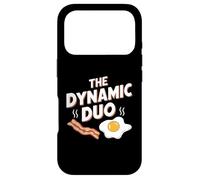The Dynamic Duo Bacon Eggs Funny Breakfast Lover Case for iPhone 17 Pro