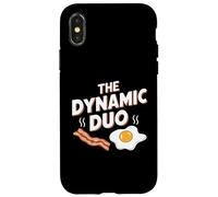 The Dynamic Duo Bacon Eggs Funny Breakfast Lover Case for iPhone X/XS