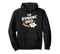 The Dynamic Duo Bacon Eggs Funny Breakfast Lover Pullover Hoodie
