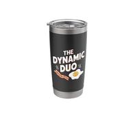 The Dynamic Duo Bacon Eggs Funny Breakfast Lover Stainless Steel Insulated Tumbler