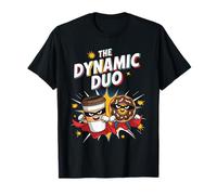 The Dynamic Duo Coffee Donuts Funny Coffee Donut T-Shirt