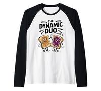 The Dynamic Duo Peanut Butter Jelly T Shirt Cute & Funny Raglan Baseball Tee
