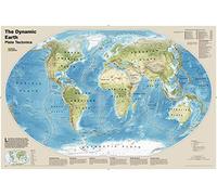 The Dynamic Earth, Plate Tectonics Map [Tubed] - Reference Maps (National Geographic Reference Map)