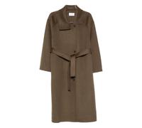 THE DYNAMIS STUDIO belted single-breasted coat - Brown 42