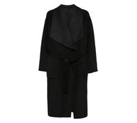 THE DYNAMIS STUDIO belted wrap single-breasted coat - Black 44