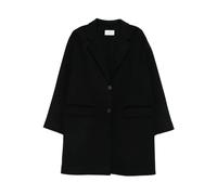 THE DYNAMIS STUDIO Oxford button wool coat - Black 44