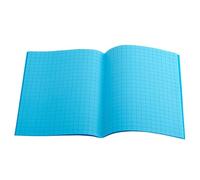 The Dyslexia Shop 9" x 7" - 10mm Squared Coloured Paper Exercise Book Turquoise/Single Book
