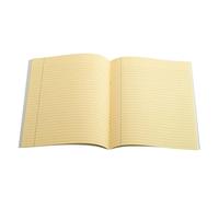 The Dyslexia Shop 9" x 7" - 7mm Lined Tinted Paper - Exercise Book (Grey Cover) Pack of 10 / Cream