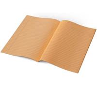 The Dyslexia Shop A4-10mm Lined Tinted Exercise Book - (Yellow Cover) Single Book/Orange