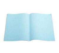 The Dyslexia Shop A4-7mm Squared Tinted Exercise Book - (Red Cover) Single Book/Aqua