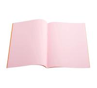 The Dyslexia Shop A4 - Plain Tinted Paper - Exercise Books (Orange Cover) Single Book/Pink