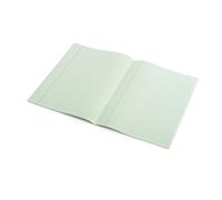 The Dyslexia Shop A4 Tinted Exercise Book, 7mm Lined - Visual Stress, Grey Cover Single Book/Green