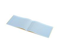 The Dyslexia Shop A5 Landscape - Handwriting Exercise Book - (Yellow Cover) Aqua / 10