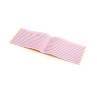 The Dyslexia Shop A5 Landscape - Handwriting Exercise Book - (Yellow Cover) Pink / 1