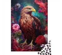 The Eagle And The Garden Puzzle for Adults And Teenagers 1000 Pieces Paper Puzzles for Teenagers Gifts Brain Teaser Game 1000pcs (38x26cm)