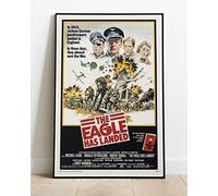 The Eagle Has Landed Michael Caine Donald Sutherland Movie Film Promo : A Huge 36"x24" Poster Print Similar (Slightly Larger) to A1 Size : Vintage Retro Reproduction : BRING YOUR WALLS TO LIFE !